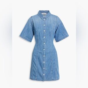 FRAME shirted denim dress